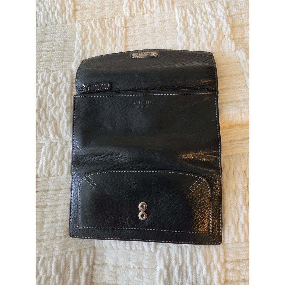 Fossil Black Leather Wallet - Picture 3 of 3